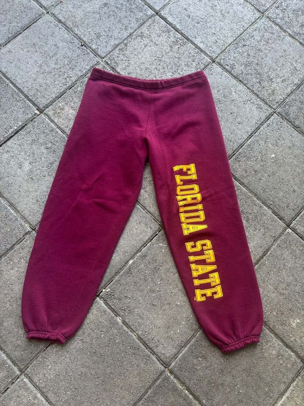 Vintage Florida State University Sweatpants Maroon Gold Size Large